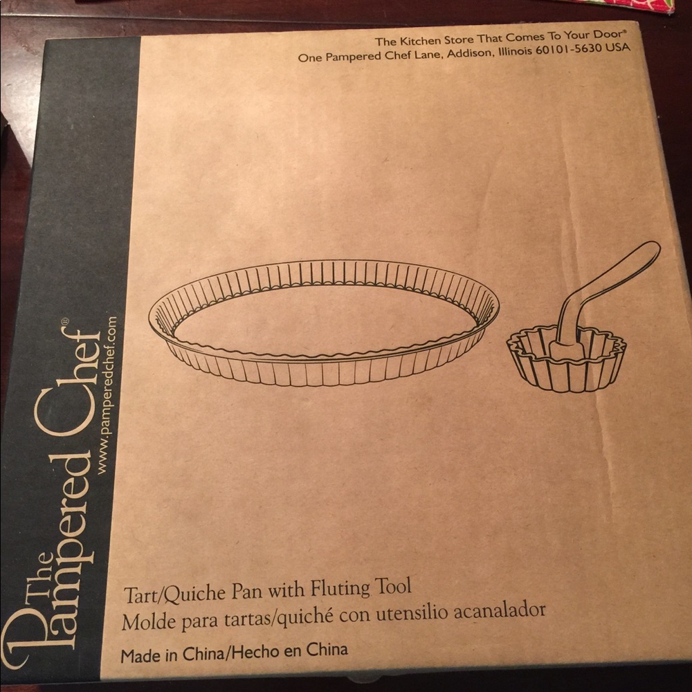 Pampered Chef Tart/ Quiche pan