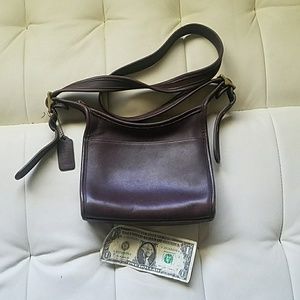 Vintage Leather Coach Bag