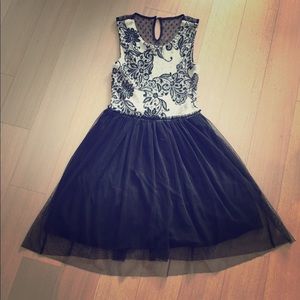 Anthro Weston Wear Snowflake Dress