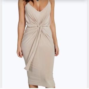 Nude Midi dress. NWT