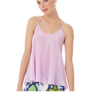 Lilly Pulitzer Lavender silk top