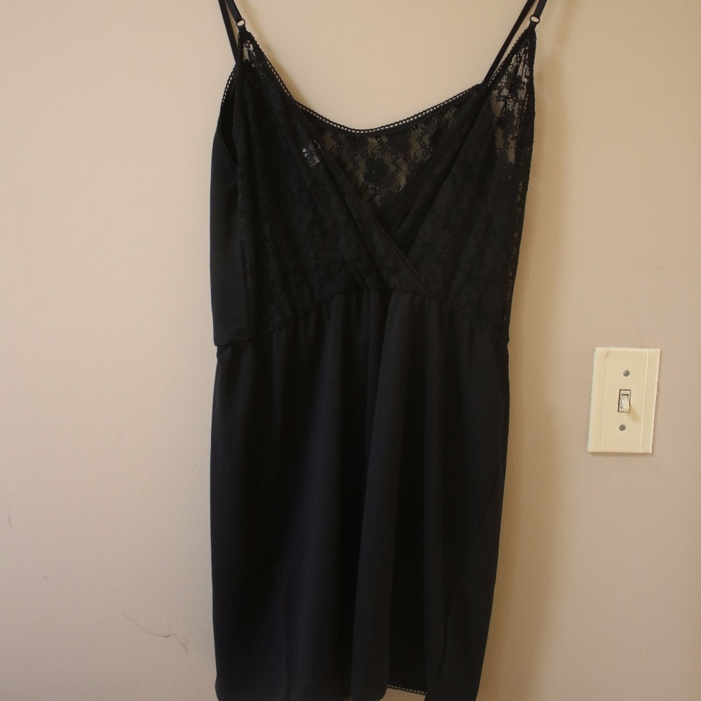 Black Lace Romper size M