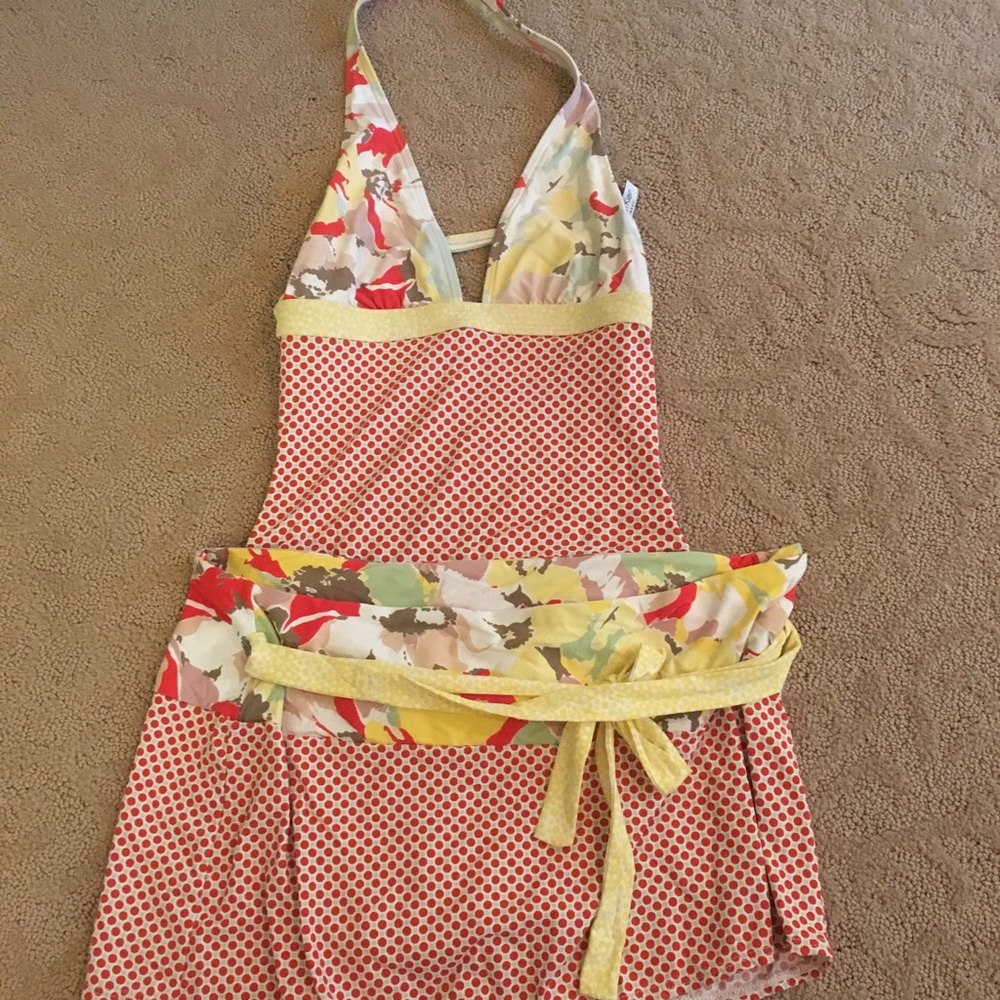 Calvin Klein One Piece with Cover Up Mini Skirt