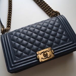 RESERVED ❤️ Blue Caviar Boy Bag w/ Gold HW
