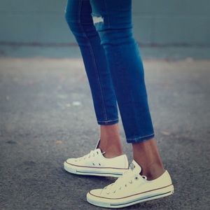 NWOT Brand new white converse- NEVER WORN