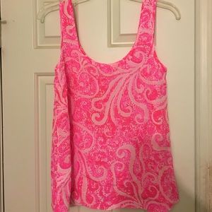 NWOT Lilly Pulitzer Cosmos sleeveless silk top