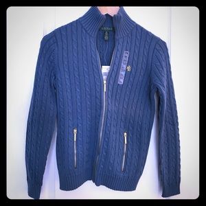 Ralph Lauren Sweater Zip Up Jacket