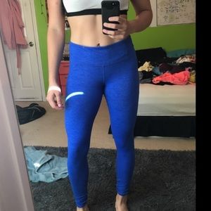 Blue Athleta Chaturanga Leggings
