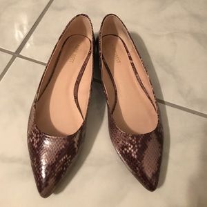 Nine West Snakeskin Flats