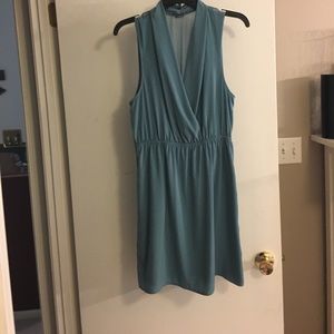 Aqua Dress with Mesh Back