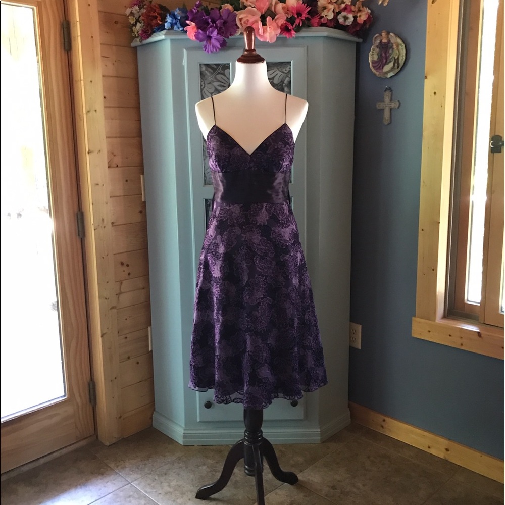 LAUDRY By SHELLI SEGAL  Dress w/TULLE. WOW!! NEW!