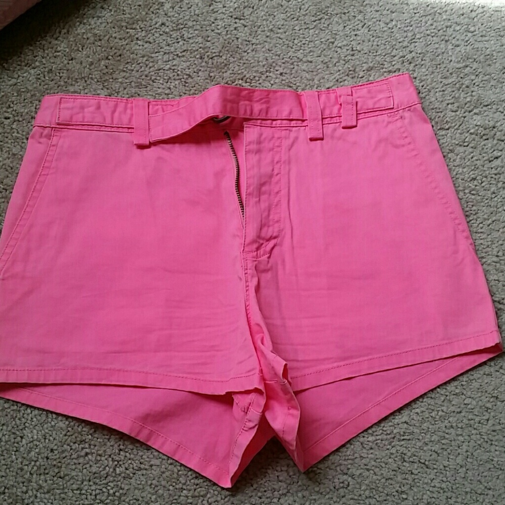 Urban Outfitters Neon Pink High-waisted shorts