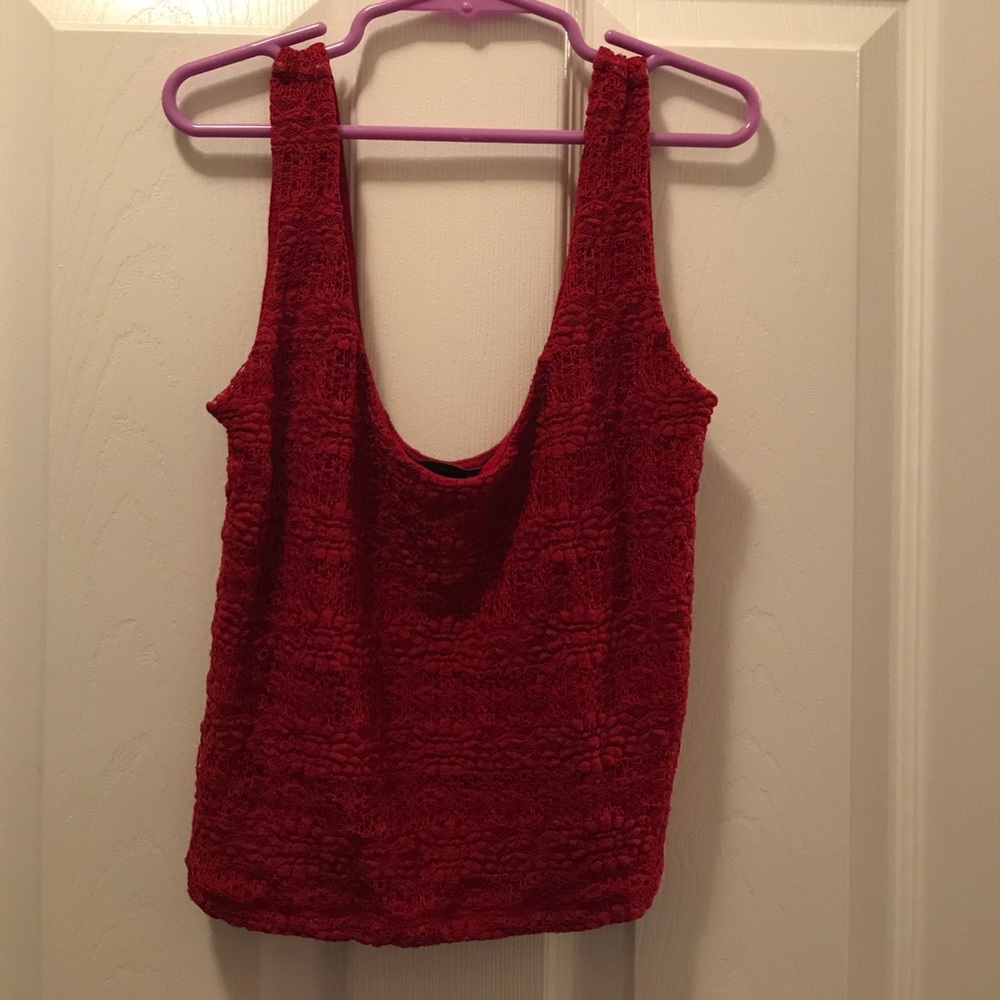 Red Crop Top-F21
