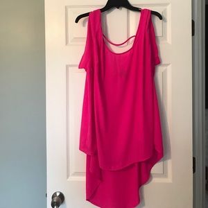 Torrid Hi-Lo Georgette blouse