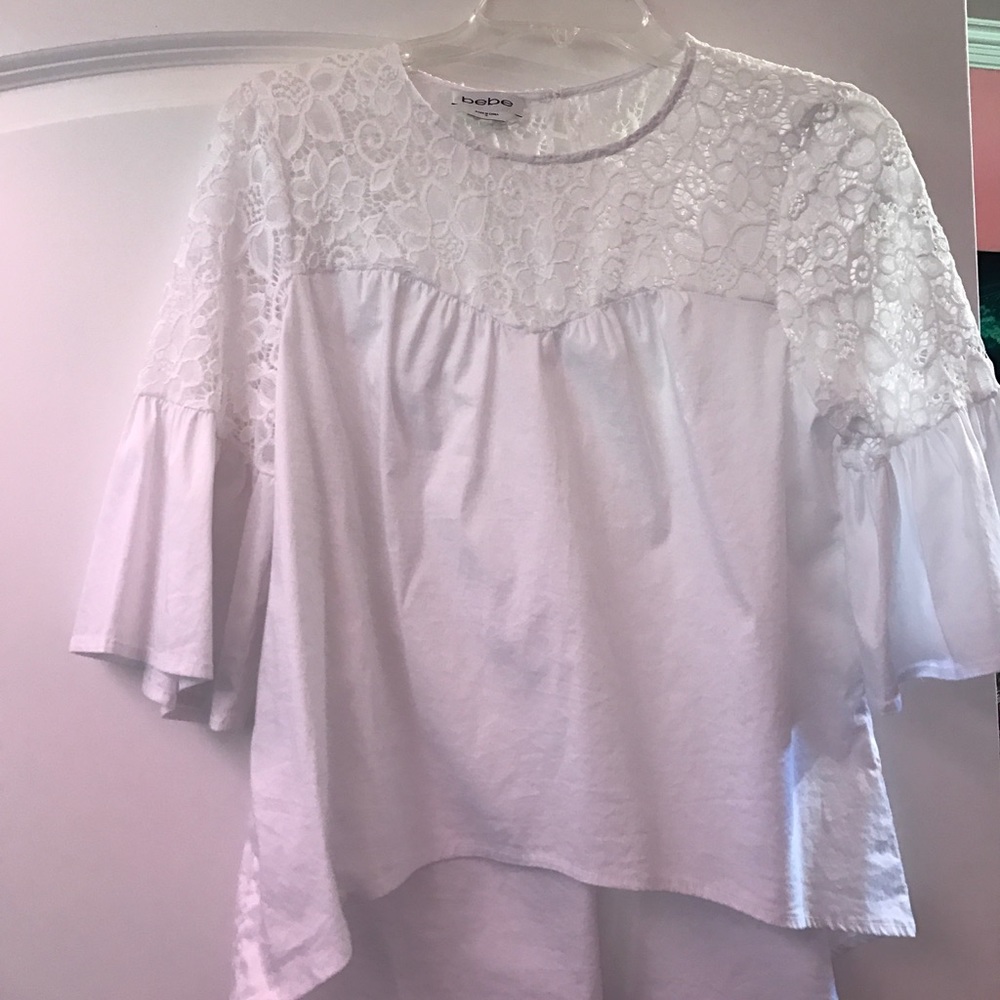 WHITE TOP FROM BEBE!!
