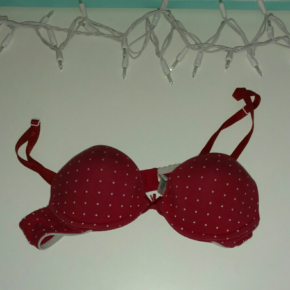 Red Polka Dot Paige Bra