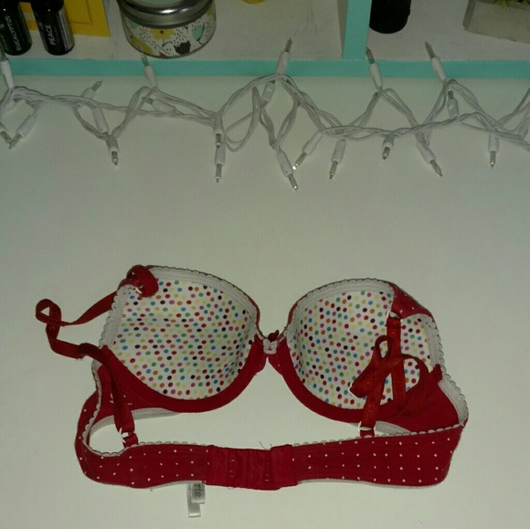 Red Polka Dot Paige Bra - Picture 2 of 4