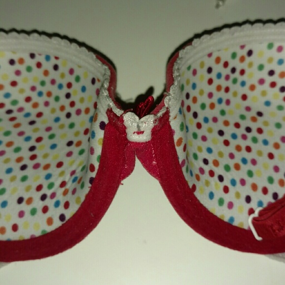 Red Polka Dot Paige Bra - Picture 3 of 4