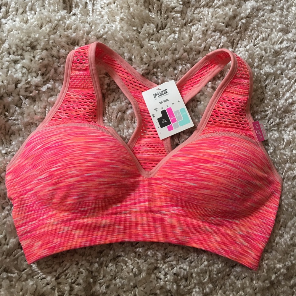 PINK SPORTS BRA