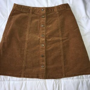 Forever21 corduroy mini skirt