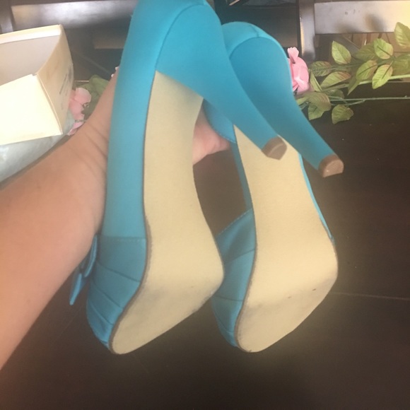 Mari belle heels color is Malibu - Picture 3 of 3