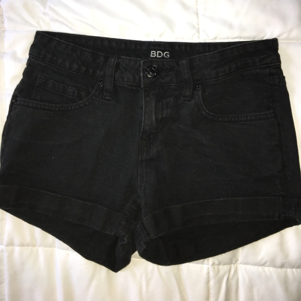 Urban Outfitters BDG black midrise shorts