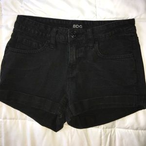 Urban Outfitters BDG black midrise shorts
