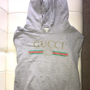 Authentic gray Gucci sweat shirt