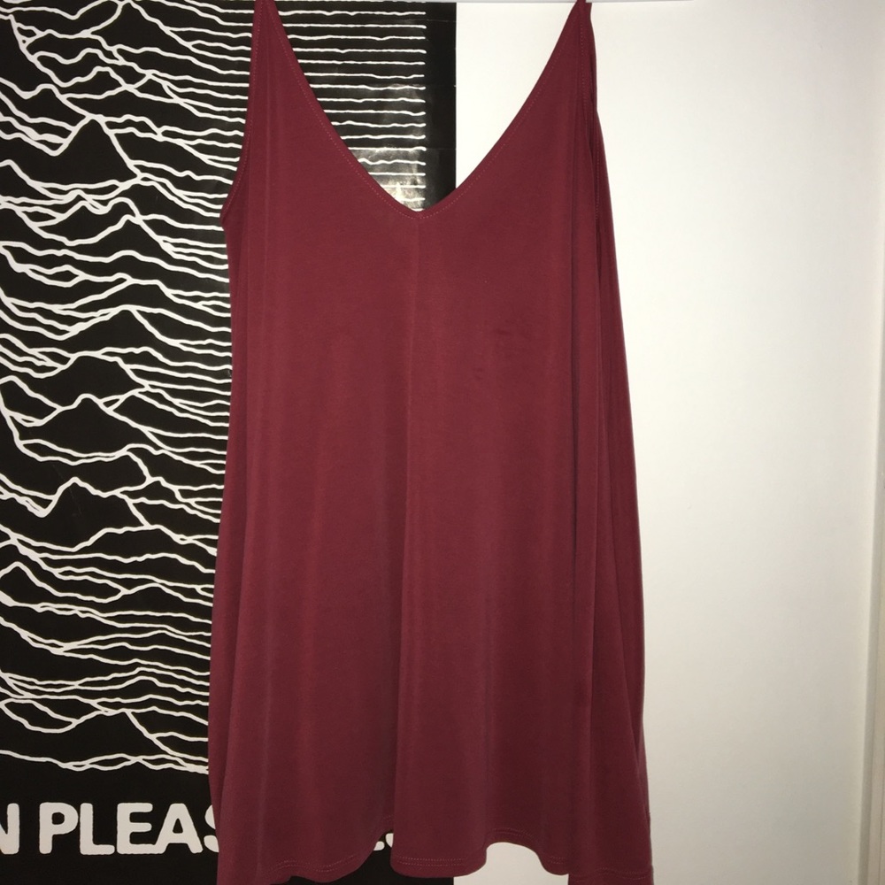Red Spaghetti strap top from Urban Outfitters