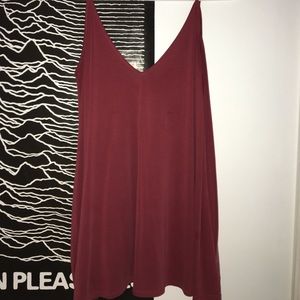 Red Spaghetti strap top from Urban Outfitters