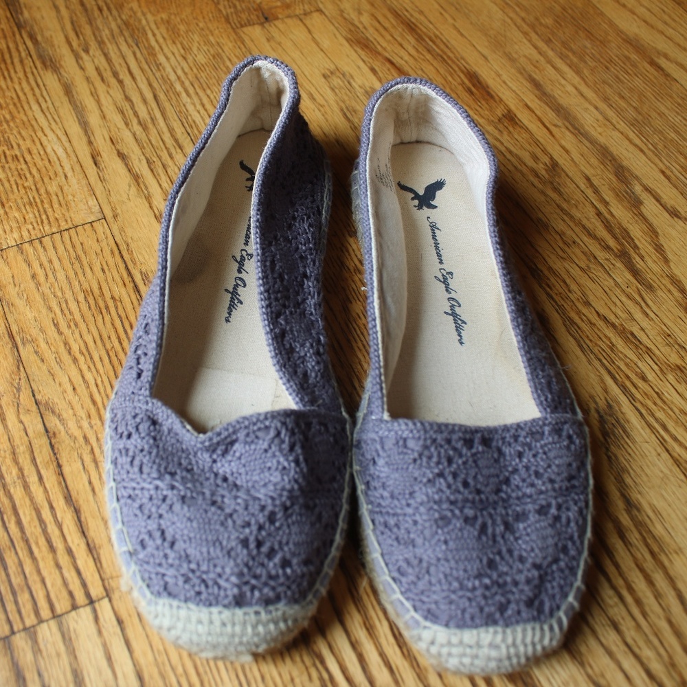 Periwinkle Espadrilles size 7