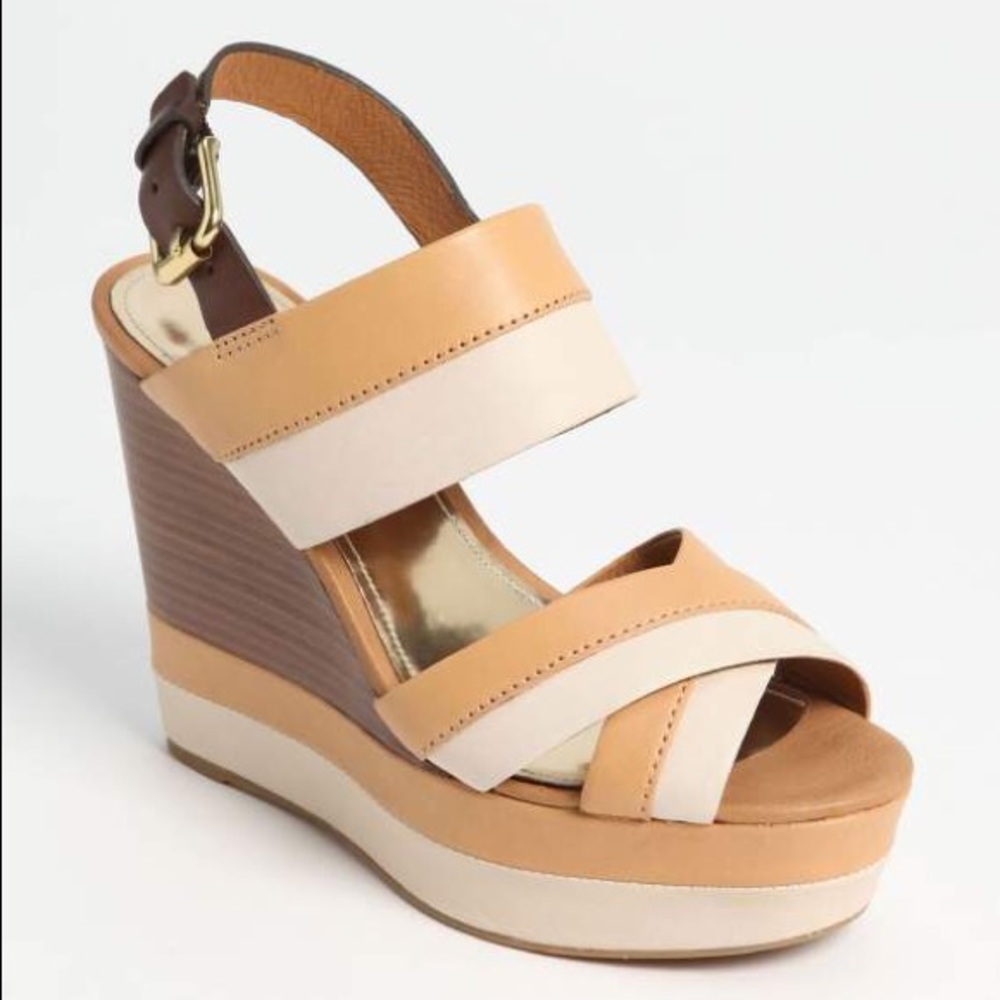 Coach Wedge Gaile Camel