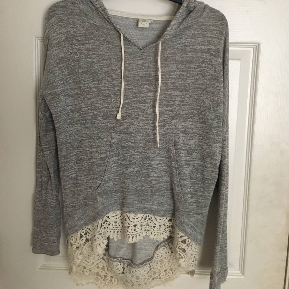 Gray sweater