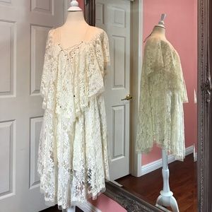 Free People lace dress.