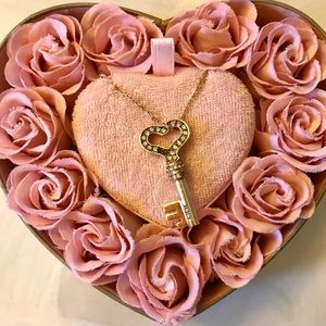 Juicy Couture Heart Key Necklace