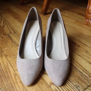 Taupe Wedges - Size 8 1/2