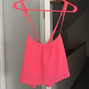 Pink crop top