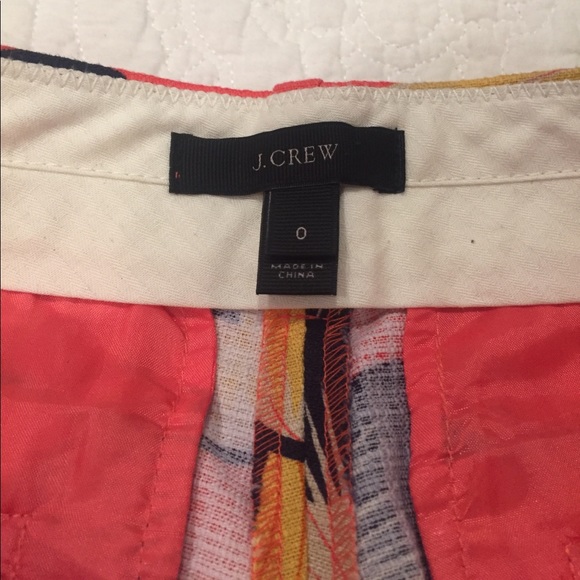 NWOT J. Crew pattern shorts - Picture 5 of 7