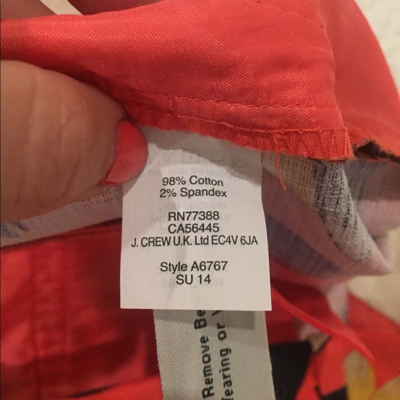 NWOT J. Crew pattern shorts - Picture 6 of 7