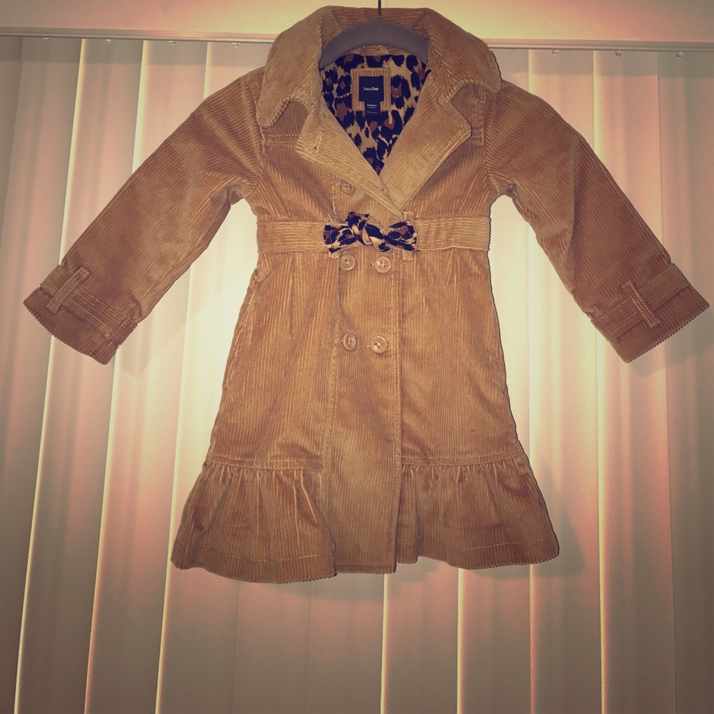 Baby Gap Corduroy Pea Coat  With Pockets.