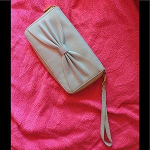 Blue Bow Wallet