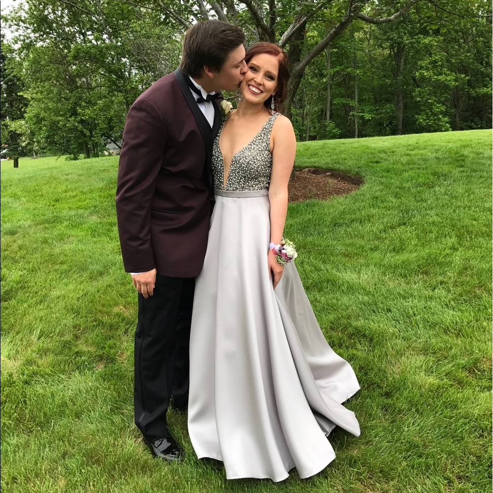 Jovani Stone Ball Gown