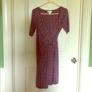Motherhood maternity wrap dress