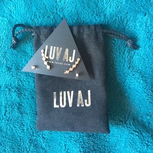 Luv Aj Diamond Kite Crawler Earring Set