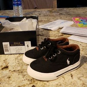 Ralph Lauren polo black Vaughan II toddler size 6