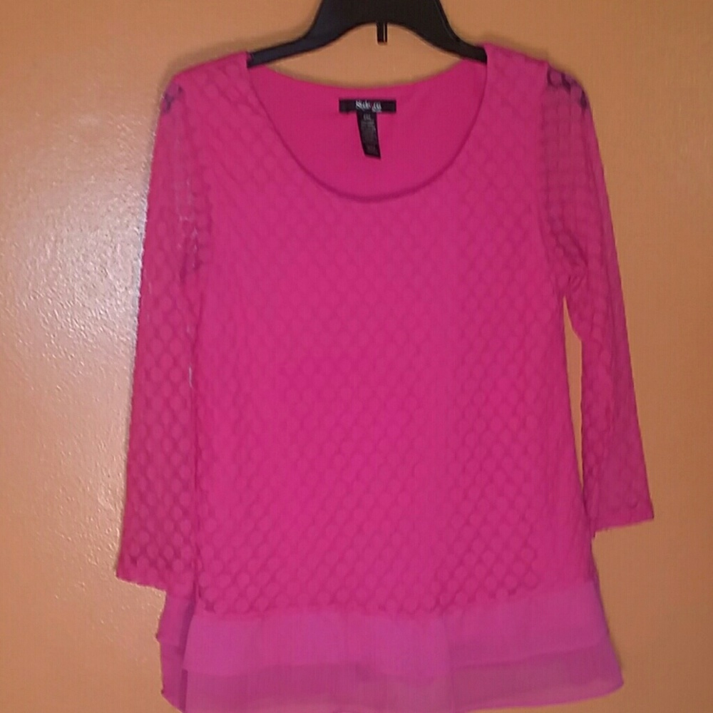 Style and Co petite pink top