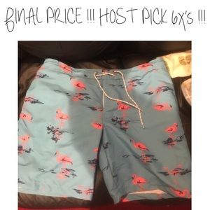 NEW W| TAG Flamingo Swim Shorts