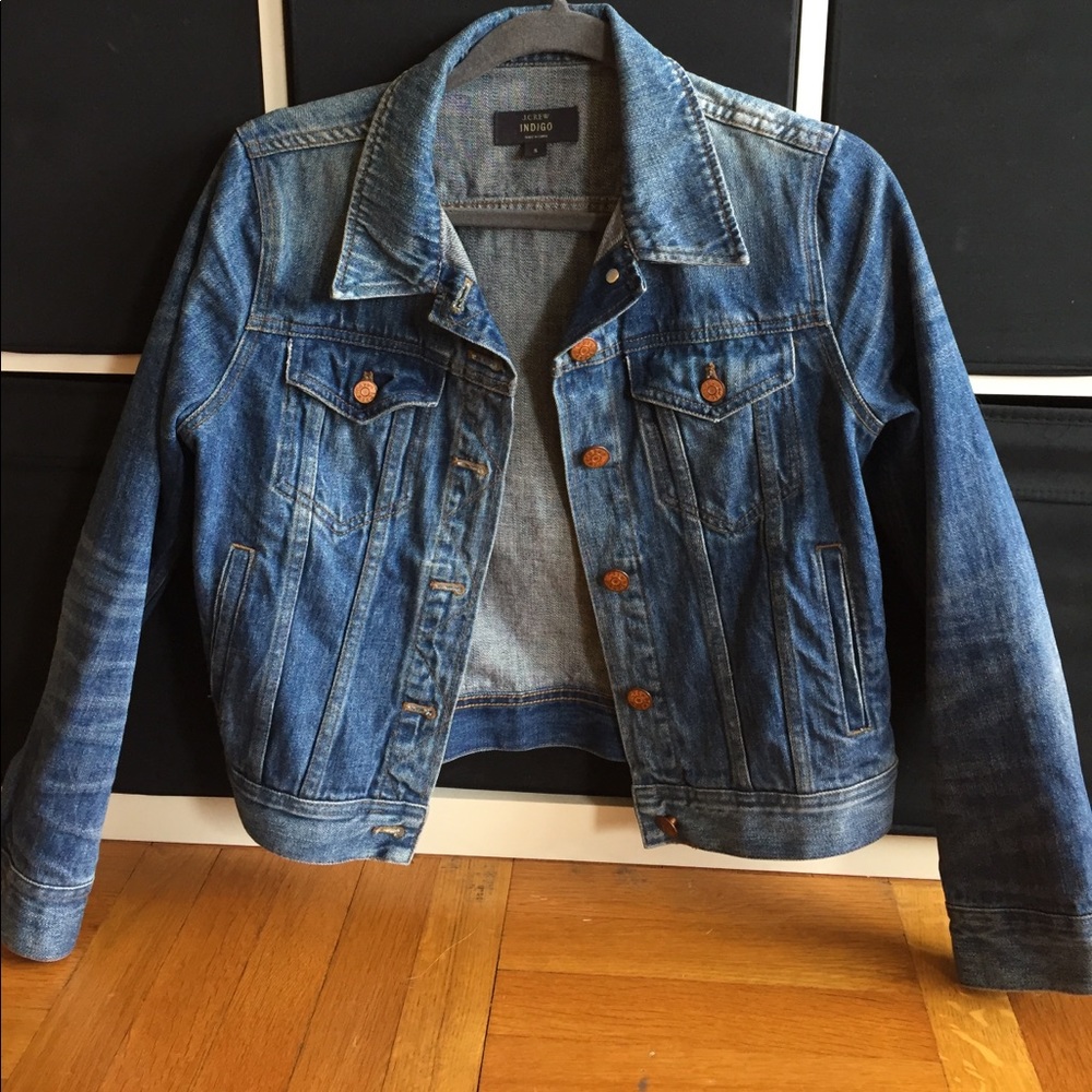 Washed jean jacket