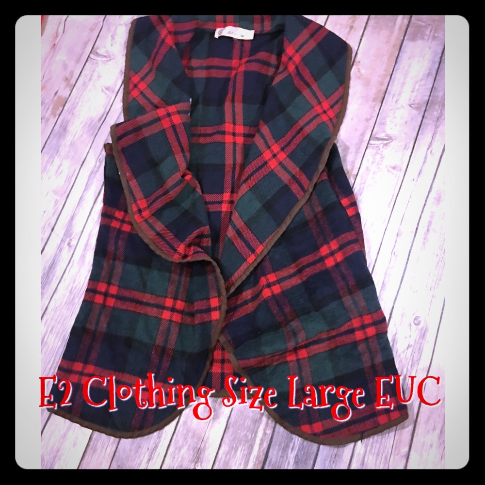 Plaid Flannel Vest