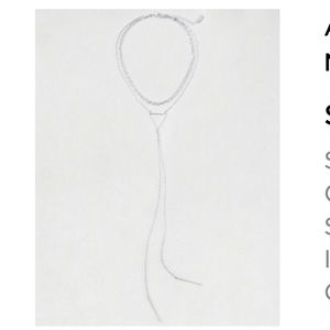 American Eagle Outfitters tiered triangle necklace